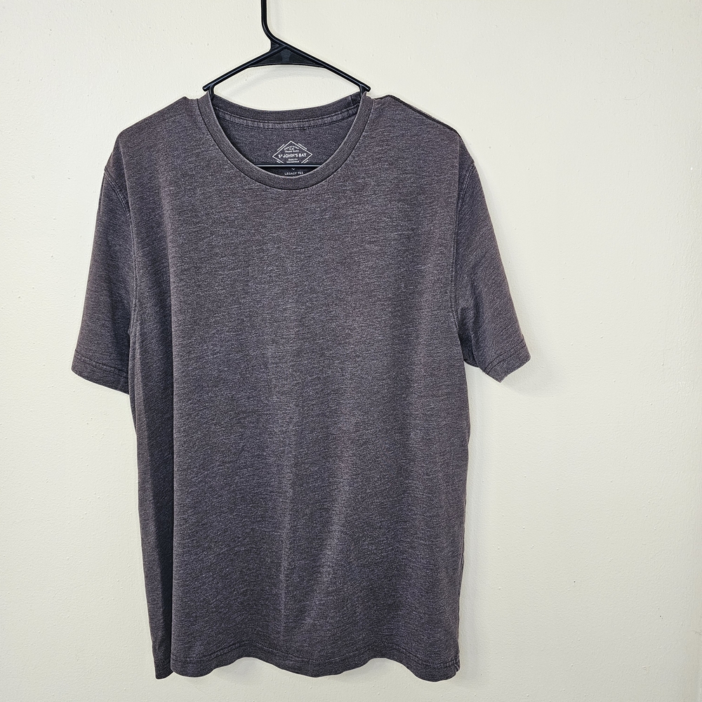 St. John’s Bay Legacy Tee Men’s L Brown Heather Short Sleeve T-Shirt